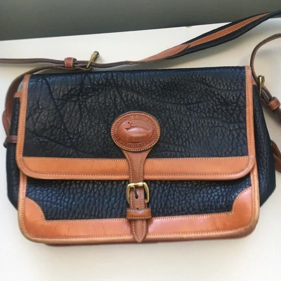 Vtg DOONEY & BOURKE Surrey Leather Bag - Picture 2 of 12